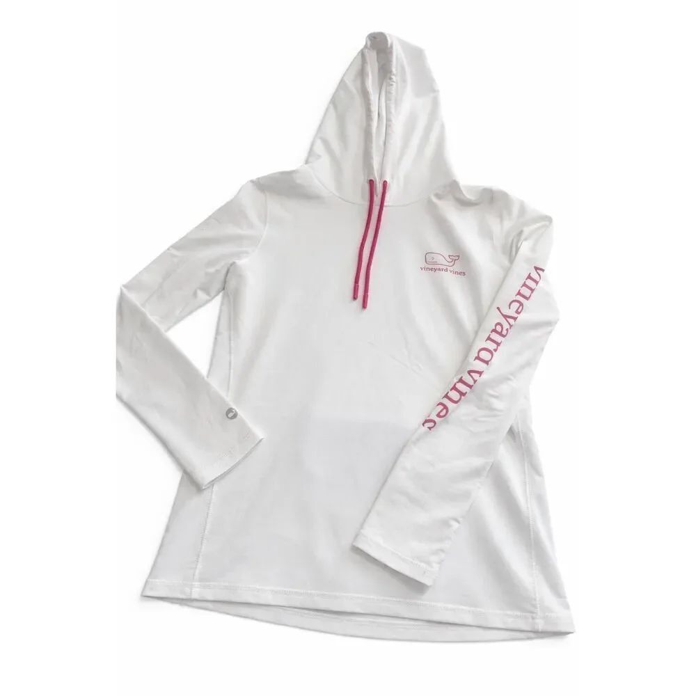 Vineyard Vines Women’s Performance White Hoodie Size Small